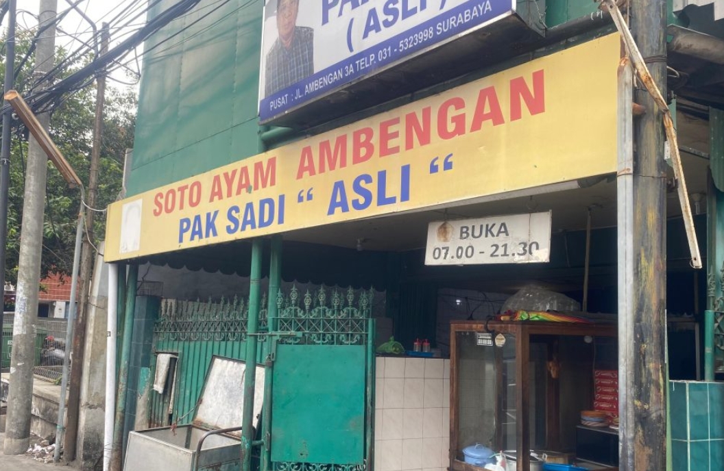 Soto ambengan pak sadi, legendaris sejak 1960 an