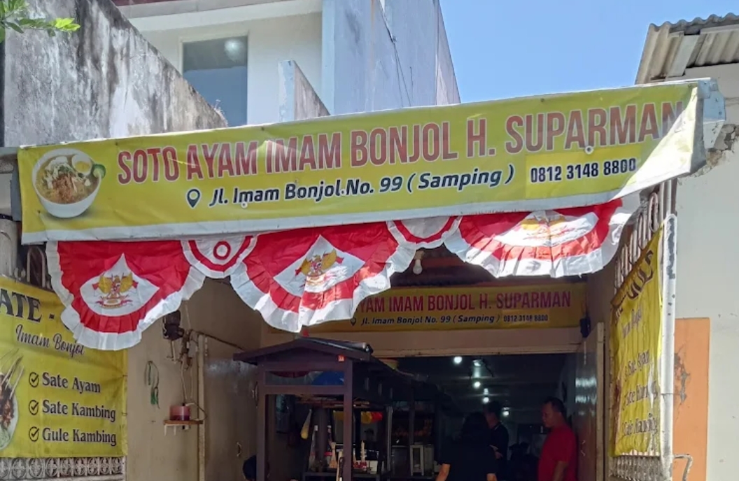 Soto ayam imam bonjol, kuah gurih dan pilihan menu lengkap