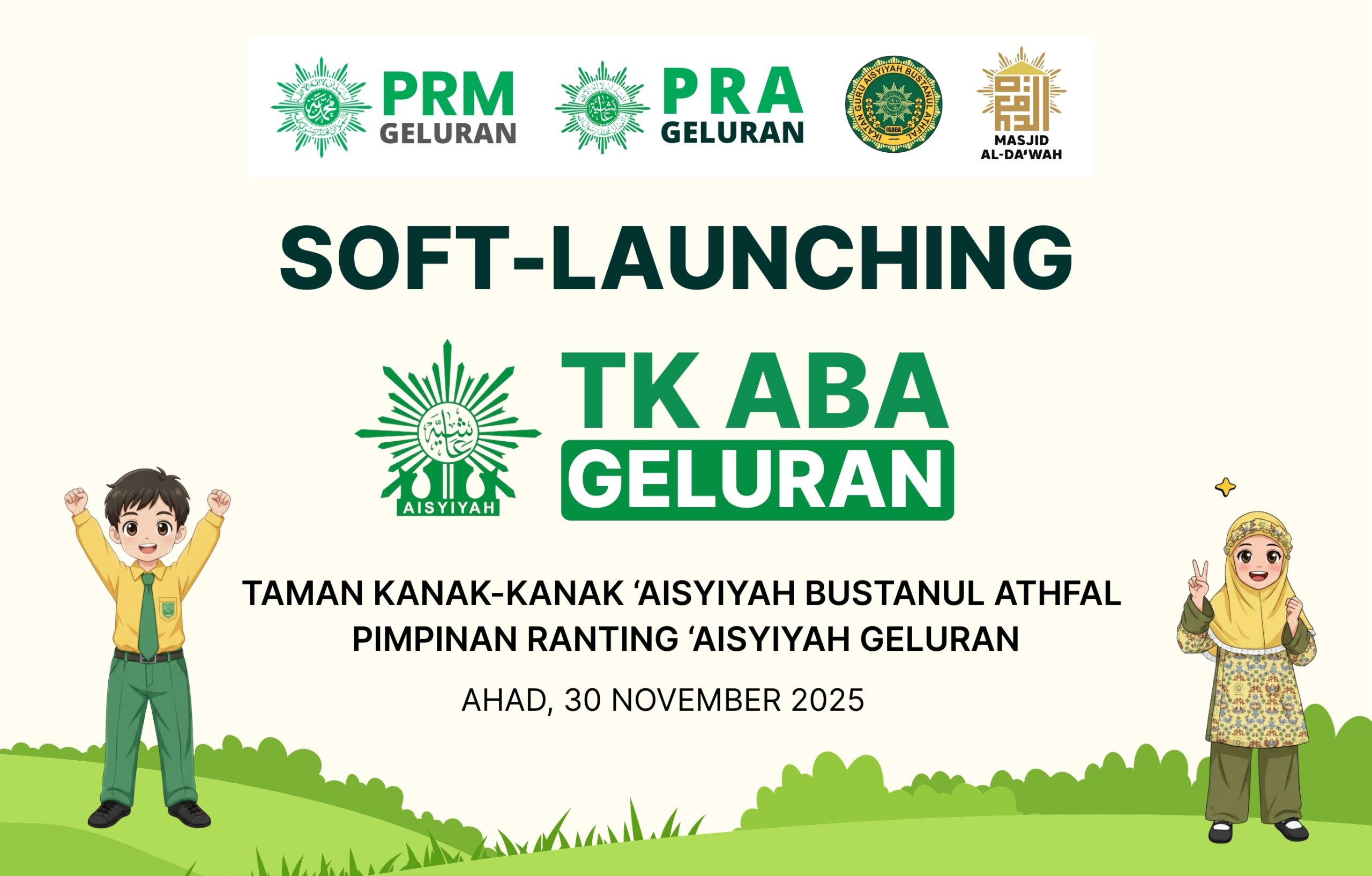 TK ABA Geluran Siap Dibuka Hadir Membersamai Generasi Masa Depan