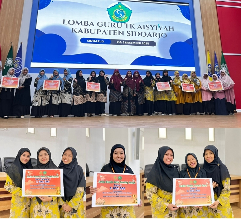 TK ABABE Bebekan Raih Tiga Prestasi di Lomba Guru IGABA se Sidoarjo