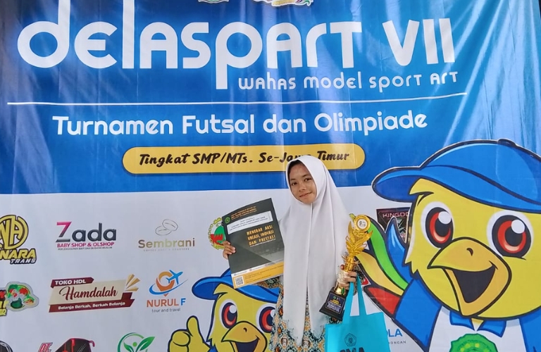 Sabillah Siswi SMTs Fathul Hidayah Raih Juara Harapan II Olimpiade Bahasa Inggris DELASPART VII